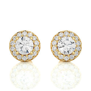 The Galactic Crown Studs by Aupulent Jewellery 100% certified lab grown diamonds