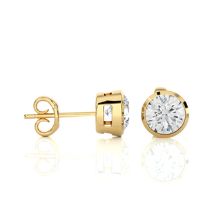 The Rising Sun Studs by Aupulent Jewellery 100% certified lab grown diamonds