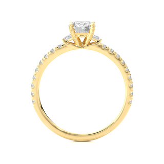 The Enchanting Ellipse Ring by Aupulent Jewellery 100% certified lab grown diamonds
