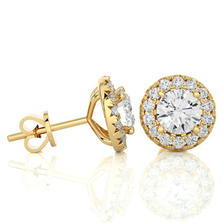 The Galactic Crown Studs by Aupulent Jewellery 100% certified lab grown diamonds