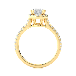 The Oval Elegance Ring by Aupulent Jewellery 100% certified lab grown diamonds