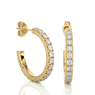 The Dainty Diamond Stud Earrings by Aupulent Jewellery 100% certified lab grown diamonds