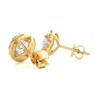 The Galactic Crown Studs by Aupulent Jewellery 100% certified lab grown diamonds