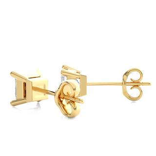 The Princess-Cut Tiffany Studs by Aupulent Jewellery 100% certified lab grown diamonds
