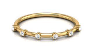 The Eclipse Line-up Ring by Aupulent Jewellery 100% certified lab grown diamonds