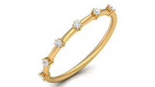 The Eclipse Line-up Ring by Aupulent Jewellery 100% certified lab grown diamonds