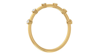 The Eclipse Line-up Ring by Aupulent Jewellery 100% certified lab grown diamonds