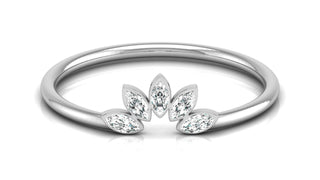 The Rose-Gold Leaflet Ring by Aupulent Jewellery 100% certified lab grown diamonds