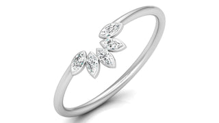 The Rose-Gold Leaflet Ring by Aupulent Jewellery 100% certified lab grown diamonds