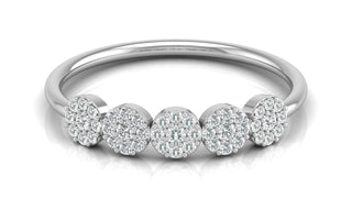 The Penta Love Ring by Aupulent Jewellery 100% certified lab grown diamonds