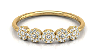 The Penta Love Ring by Aupulent Jewellery 100% certified lab grown diamonds