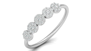 The Penta Love Ring by Aupulent Jewellery 100% certified lab grown diamonds