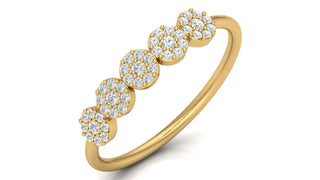 The Penta Love Ring by Aupulent Jewellery 100% certified lab grown diamonds