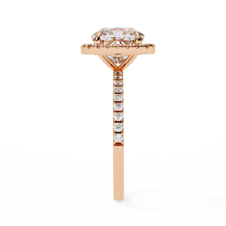 Cushion Ring in Art Deco Style