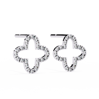 Clover Lab Grown Diamond Earrings