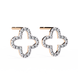 Clover Lab Grown Diamond Earrings