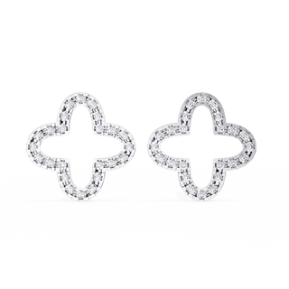 Clover Lab Grown Diamond Earrings