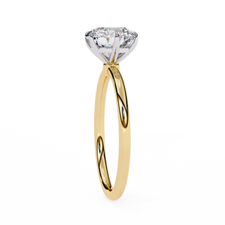 Round Organic Solitaire Ring
