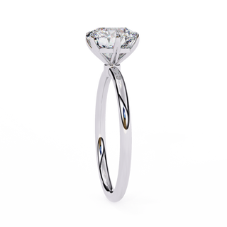 Round Organic Solitaire Ring