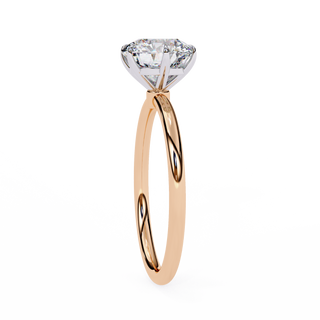 Round Organic Solitaire Ring