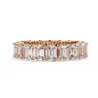 Emerald Cut Diamond Eternity Band