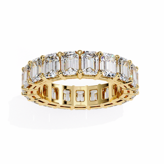 Emerald Cut Diamond Eternity Band