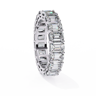 Emerald Cut Diamond Eternity Band