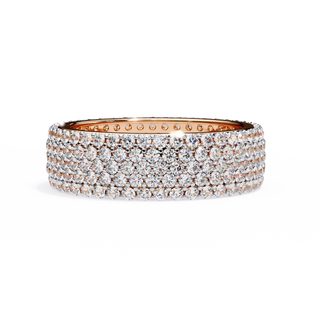 Micro Pave Diamond Eternity Band