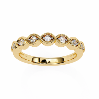 Round Diamond Anniversary Band