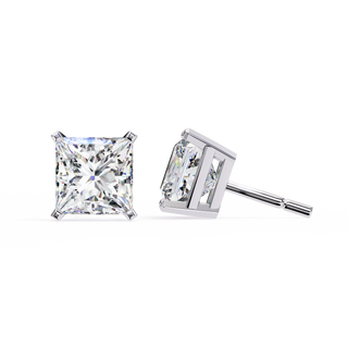 Modern Lab Grown Diamond Stud Earrings