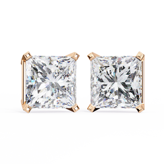 Modern Lab Grown Diamond Stud Earrings