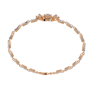 Mixed-Cut Tennis Bracelet