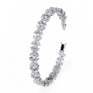 Mixed-Cut Line Bracelet