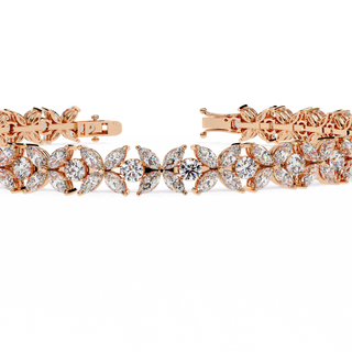 Mixed-Cut Line Bracelet