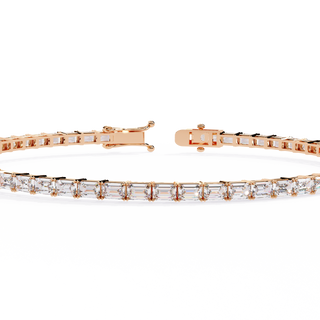 Emerald Cut Tennis Bracelet