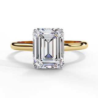 Emerald Chevron Ring
