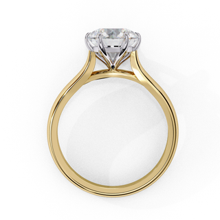 Round Polished Signature Ring