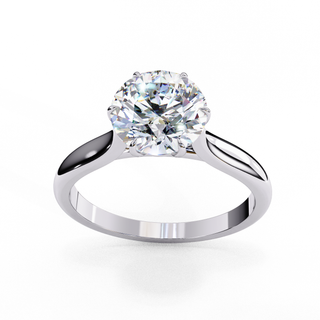 Round Polished Signature Ring