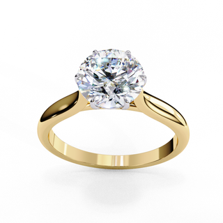 Round Polished Signature Ring