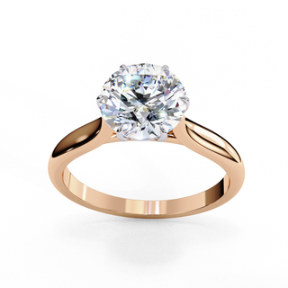 Round Polished Signature Ring
