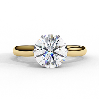 Round Polished Signature Ring