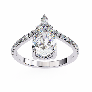 Pear & Round & Pear Metropolitan Ring