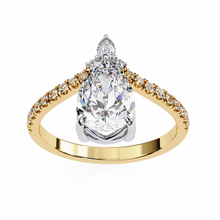 Pear & Round & Pear Metropolitan Ring