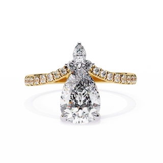 Pear & Round & Pear Metropolitan Ring