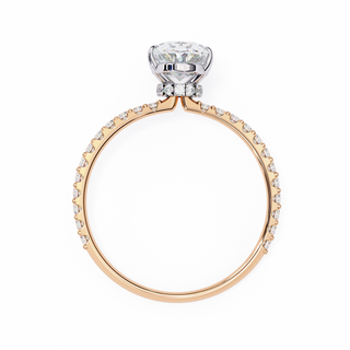 Oval & Round Solitaire Statement Ring