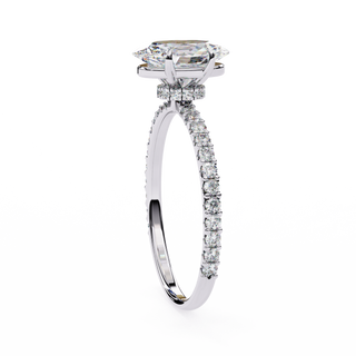 Oval & Round Solitaire Statement Ring