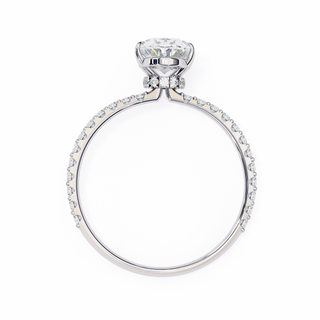 Oval & Round Solitaire Statement Ring