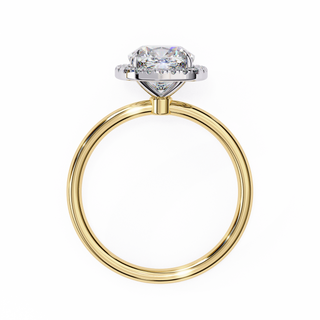 Cushion & Round Halo Ring