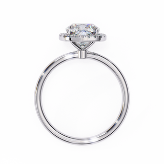 Cushion & Round Halo Ring