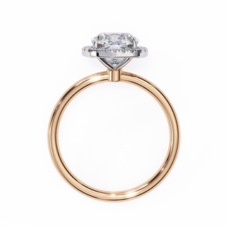 Cushion & Round Halo Ring
